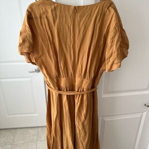 Madewell linen maxi dress size 12